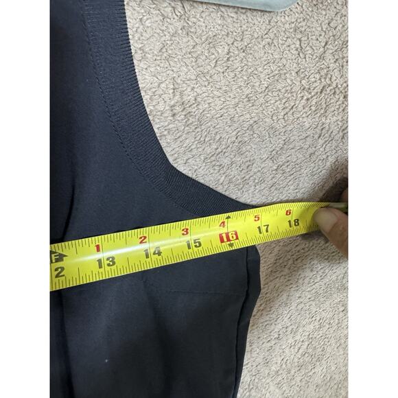 Zella OSR Pursuit Sleeveless Crop JUMPSUIT Size M Black Yoga Pilates - Picture 6 of 8